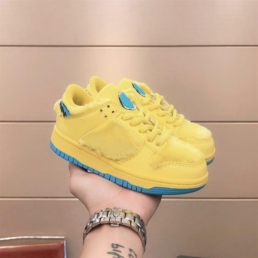 

2021 New Classic SB BEAR PRO QS CUT LOW Children basketball shoes boy girl youth kid sport Running basketball boots Sneaker size 2273H, 001