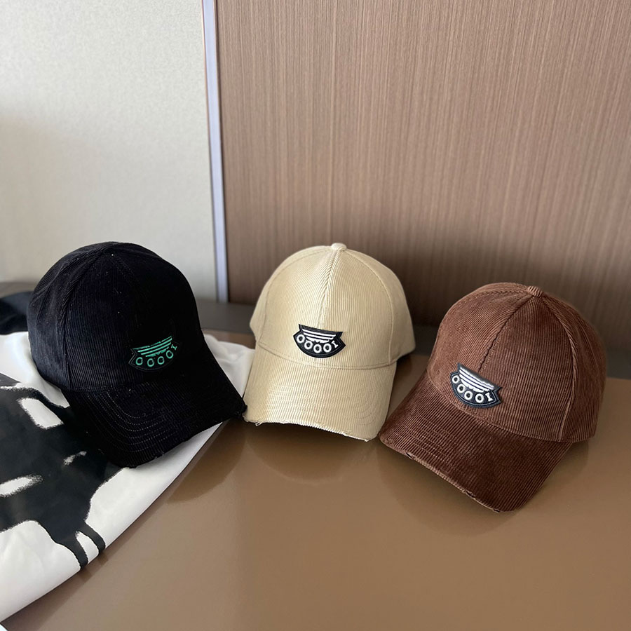 Casquettes de baseball décontractées, chapeaux déchirés à la mode, casquette de baseball de styliste pour femmes et hommes, 3 couleurs
