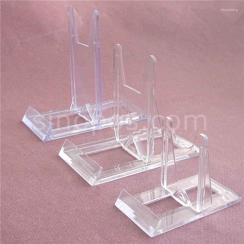 

Hooks Clear Movable Display Easel Plate Tray Dish Ceramics Tiles Book Cell Phone Picture Adjustable Plastic Rack Art Exhibition Stand