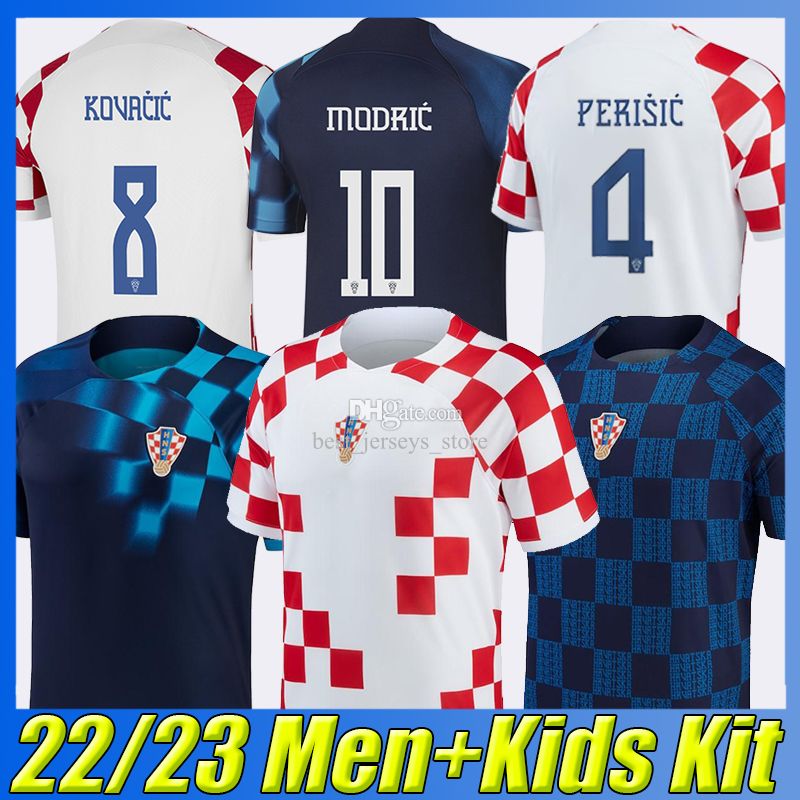 

2022 Croacia MODRIC soccer jerseys World Cup national team MANDZUKIC PERISIC KALINIC 22/23 Croazia New football shirt KOVACIC Rakitic Kramaric Men Kids Kit pre-match, Pre-match shirt