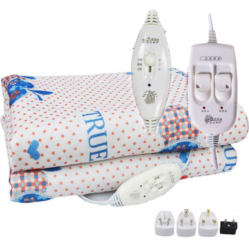 

Electric Blanket Thicker Heater Double Body Warmer 150x120cm Heated Blanket Thermostat Electric Heating Blanket Electric Heating