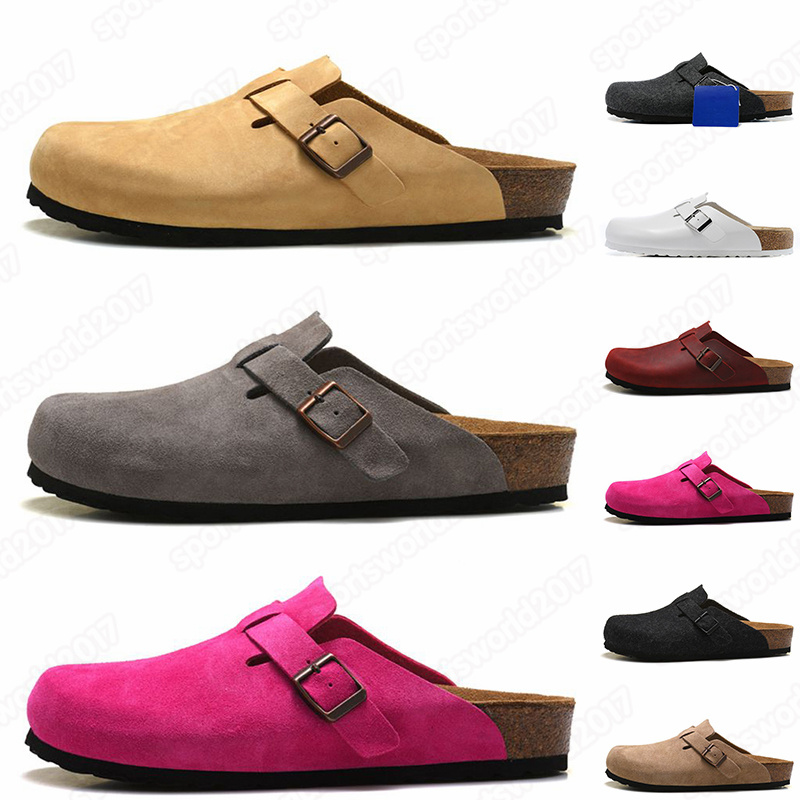 

Sandals Unisex Slippers Slide Shoes men women Clogs Suede Leather Buckle Strap Trainers Designer Woody Mens Womens Outdoor Clog Sneakers Cheaper, #6