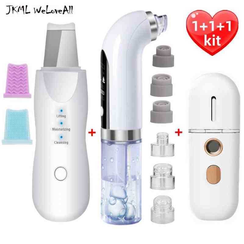 Electric Blackhead Remover Vacuum Face Ance Pore Cleaner Suction Pimple Clean Skin Scrubber Black Head Care 220516
