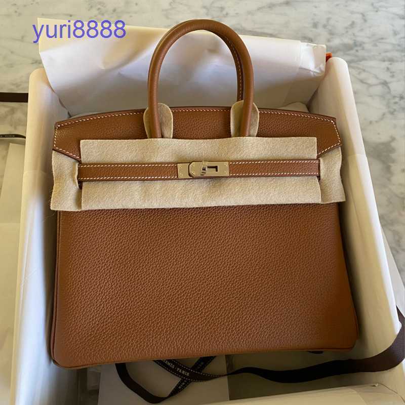 

Designer Herme Brikins Bag Shoulder Bags online sale 2022 genuine leather women's bag all manual wax line BK h FNHD, Sky blue