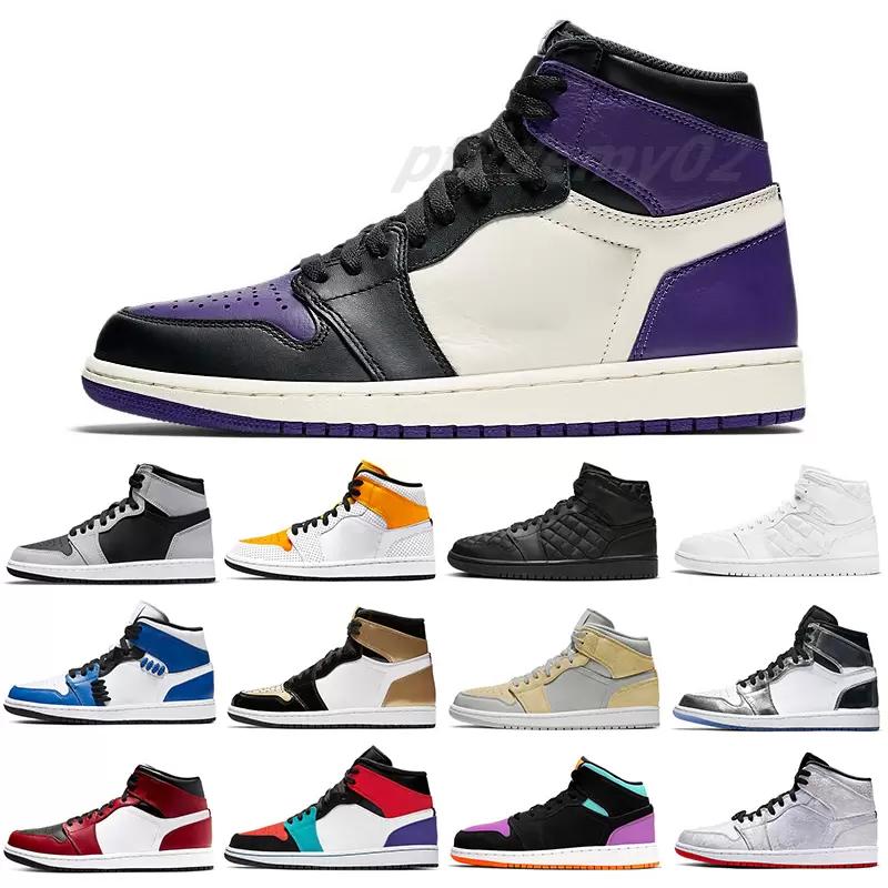 

2022 Newest 1 1s boots Basketball shoes Heritage bred patent university blue Atmosphere dark mocha 85 georgetown black white Shattered Backboard ptO2, # 5