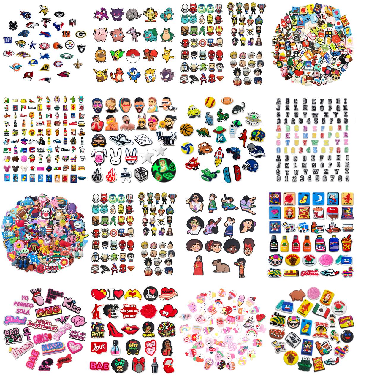 

Superhero Pvc Shoe Charms Parts Accessories For Fits Clog Garden Slippers Decoration Halloween Easter Christmas Birthdays Mix Randomly amIWv