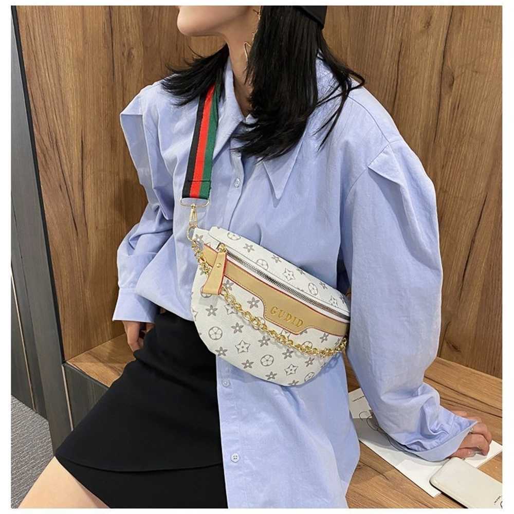 

2022 luxury designer youth chest Bag womens teengger waist bag monograms branded letter old flower messenger bags red green stripe shoulder bags T80VNEI, White