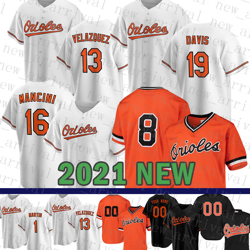 

Orioles Custom 8 Cal Ripken Jr. Baseball Jersey 16 Trey Mancini 19 Chris Davis 1 Tim Beckham 12 Roberto Alomar 37 Dylan Bundy 22 Jim Palmer, Custom(jinying