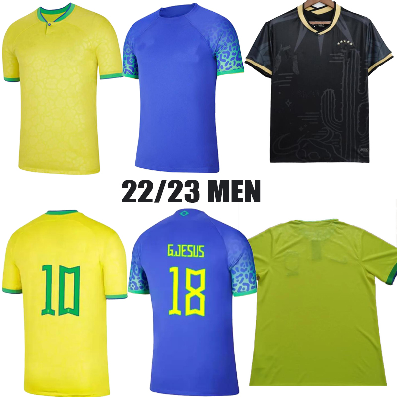 

2022 2023 brazilian PAQUETA COUTINHO bRAZILS soccer jersey football shirts Home Away Third FIRMINO brasil 22 23 MARQUINHOS VINI JR ANTONY SILVA DANI ALVES, Home with patch