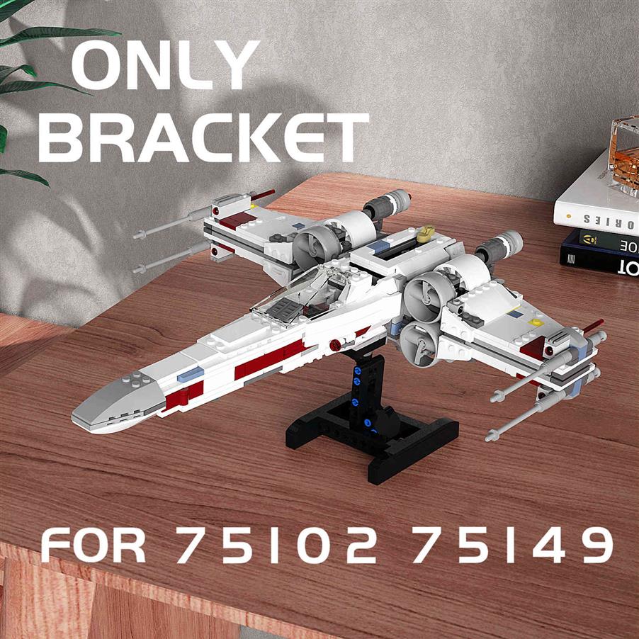 

MOC Stand Only Bracket for The Space Wars Resistance X-wing Fighter 75149 Display Stand Building Blocks Bricks DIY Toys K716257k