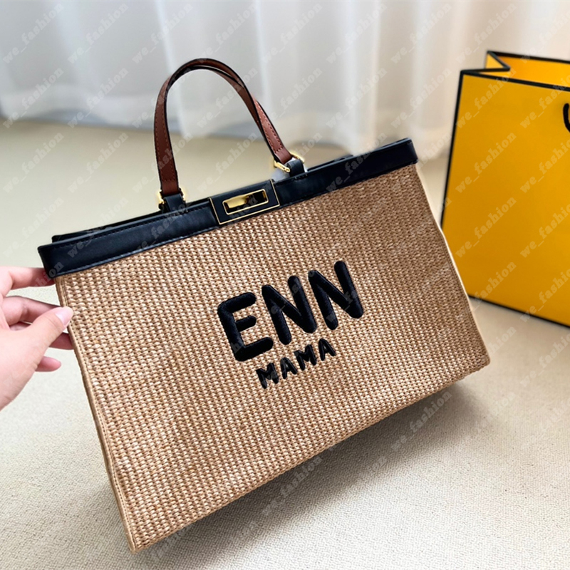 

Women Designer Totes Beach Bag F Straw Plaited Raffia Tote Handbag Large Bags Book Designers Handbags Womens Shopping 220811, More bubble protection
