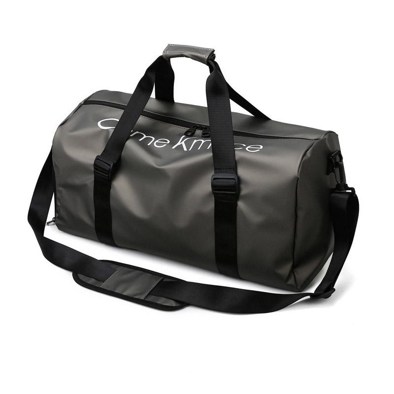 

Duffel Bags Travel For Women Large Capacity Men's Sports Bag Waterproof Weekend GYM Voyage Female Messenger Dry And Wet SeparationDuffel, Black