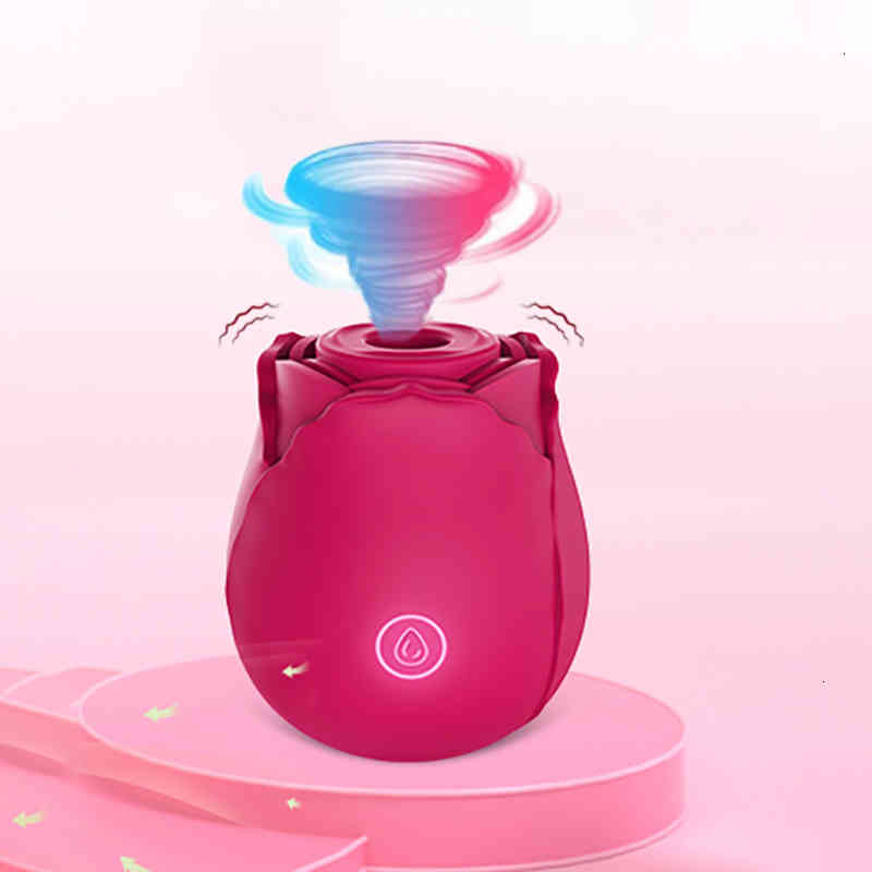 Massager Sex toys Adorime Sucking Vibrator Clitoral Suction Clot Clitoris Clit Sucker Nipple Stimulator Toys Red Rose for Women{category}-image-788728841