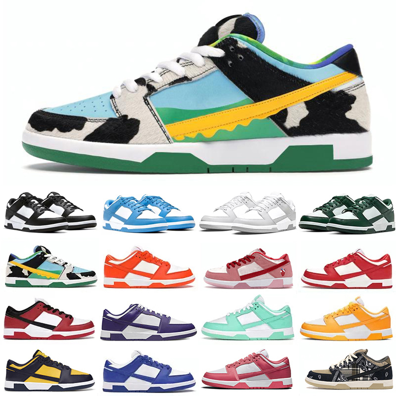 

Chunky Dunky Running Shoes Panda Low Grey Fog UNC University Red Varsity Green Valentines Day Michigan Shadow Kentucky Trainer Sneakers for Men and Women, Customize