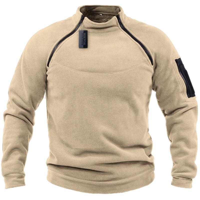 Sweats à capuche pour hommes Sweatshirts Veste tactique extérieure Hommes Vêtements de chasse militaires Fermetures à glissière chaudes Pull en p