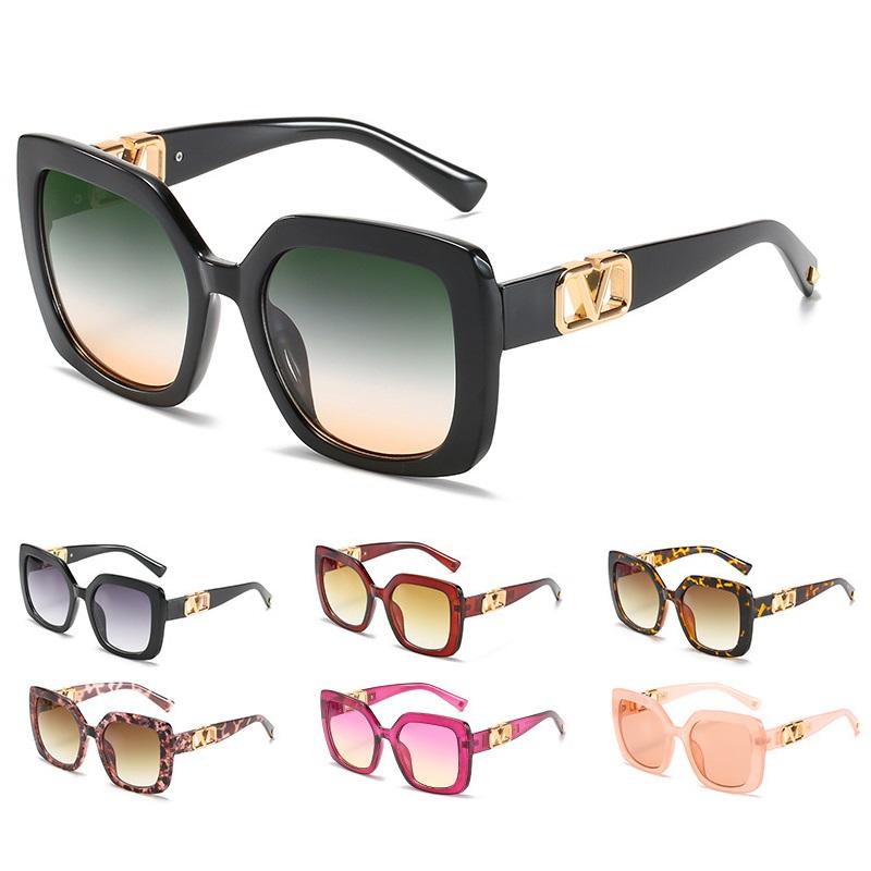 

Sunglasses Wholesale Selling Brand Designer Luxury Vintage Big Frame Square Oversize Tinted UV400 Gradient HD Sun Glasses For Women MenSungl