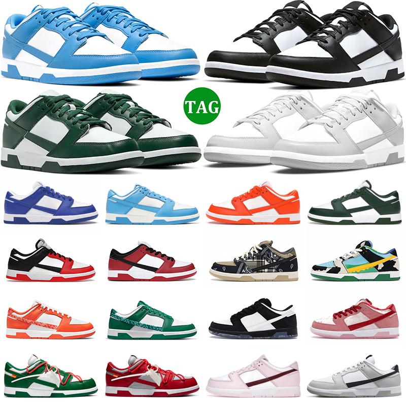 

Casual Shoes Men Women Sneakers White Black Panda Pigeon UNC University Blue Paisley Pine Green Apple Mens Sports Trainers GAI Big Size 36-48
