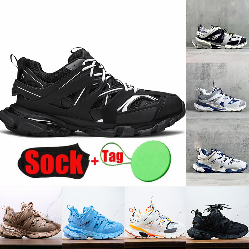 

Track 3.0 Designer Shoes Triple Black White Oreo Metallic Indigo White Luxurys Fashion Orange Platform Sports Casual Sneaker Chunky Trainers Outdoor, 32
