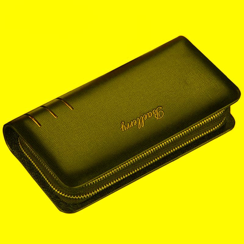 

Wallets Baellerry Large Capacity Men Long Wallet Cell Phone Pocket Card Holder Clutch Bag Top Quality Business Purse WalletWallets, Black