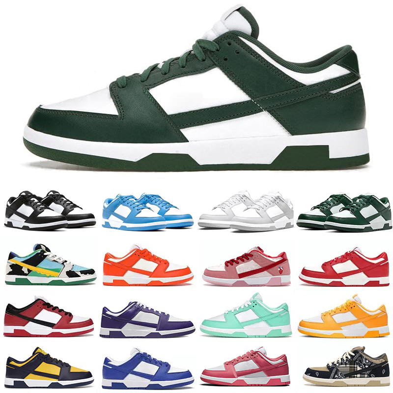 

Varsity Green Running Shoes Panda Low Chunky Dunky UNC University Red Grey Fog Green Glow Valentines Day Michigan Kentucky TS Trainer, Item#30