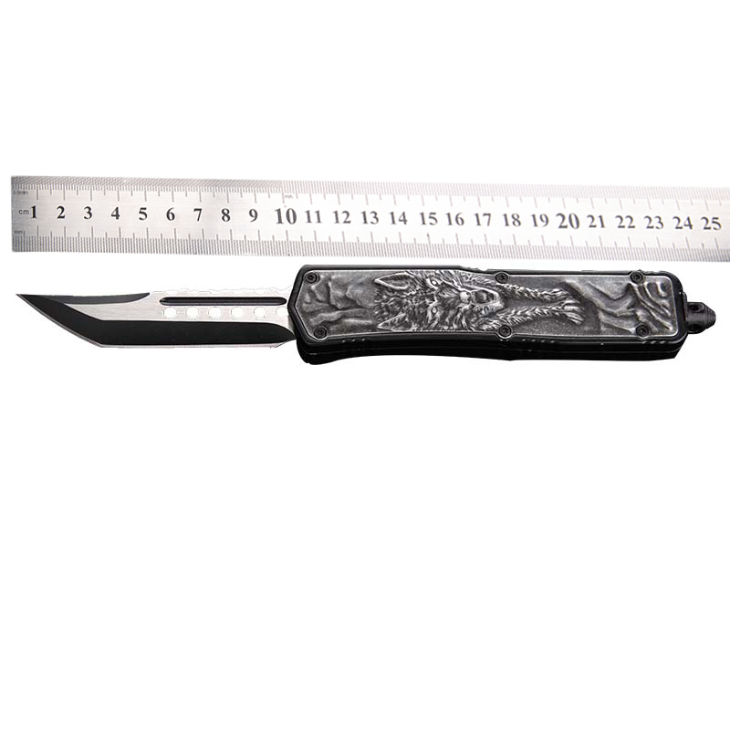 

China Factory folding Survival camping knife Hight quality steel handle tactical pocket knife edc tool wholesaler D045