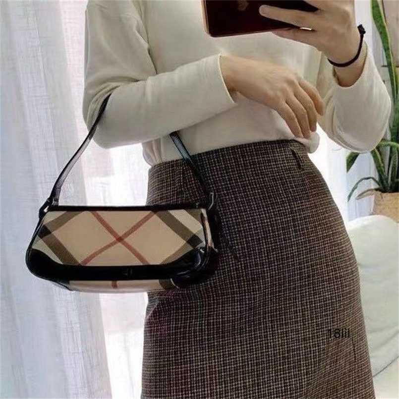 

Designer Luxury Burbrerity Bags For Women High Quality Brown Crossbody Handbags Vintage Burbrery Leather Wallet Paris Plaid The Totes Bag Fashion Purses KHAG, Sky blue