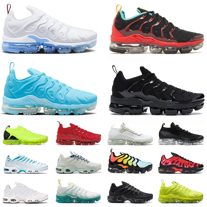 

Air Maxs Plus Tn Designer Running Shoes For Mens Womens Big Size Us 13 Tennis Ball University Blue Terrascape Mint Green Fly Knit Flynit Sports Sneakers Trainers, 40-46 blue fury