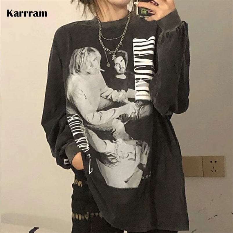

Karrram Grunge Oversized Black Women Hoodies Vintage Clothes Hippie Harajuku Goth Anime White Sweatshirts Female Emo Autumn 220811