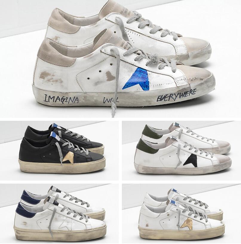 

Italian brand casual shoes star double height classic distressed dirty shoe s plus star designer men and women Sneaker''Golden''Gooses zco, 1aaa high quality plus original box