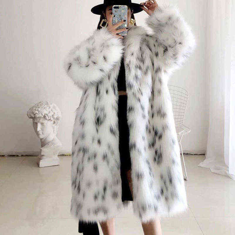 

New Fahison Fur Coat Women's Imitation Fur Coat Korean Version Thickened Fur Coat In Winter Shows Thin And Foreign Women T220811