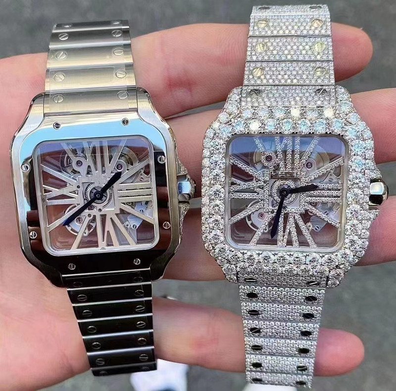 

luxury mens watch movement watches for men iced out watch moissanite watch wristwatch Mechanical automatic designer watches high quality diamond watch montre 056, The screwdriver