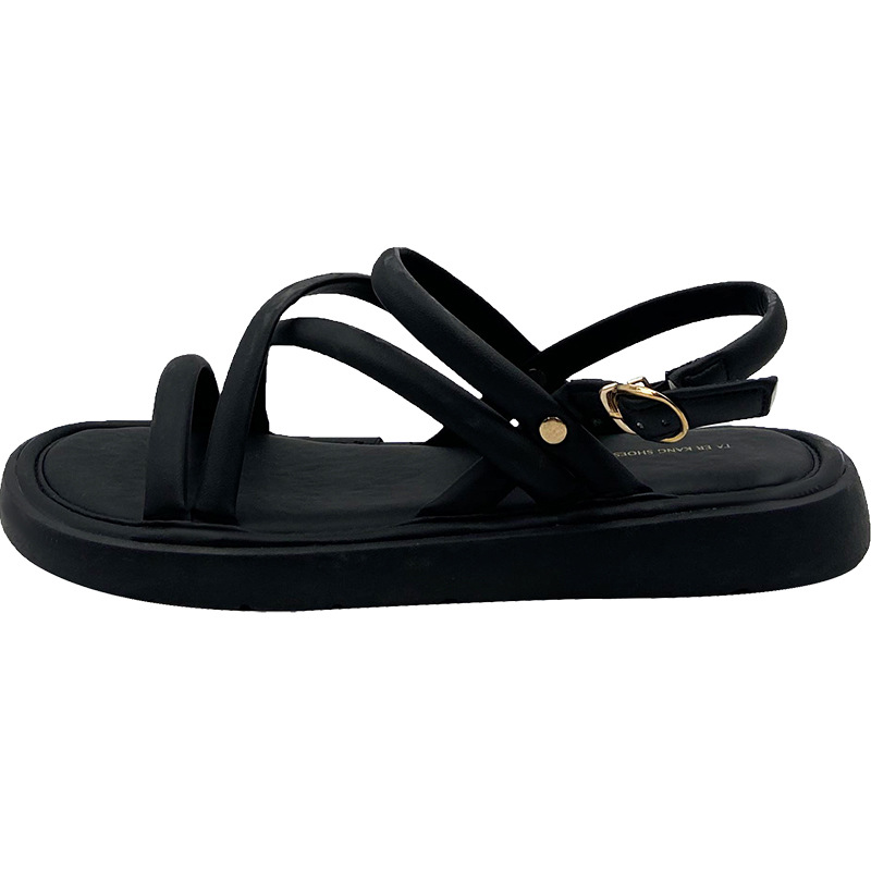 

New Roman shoes French niche design black popular ins trendy shoes, Regular