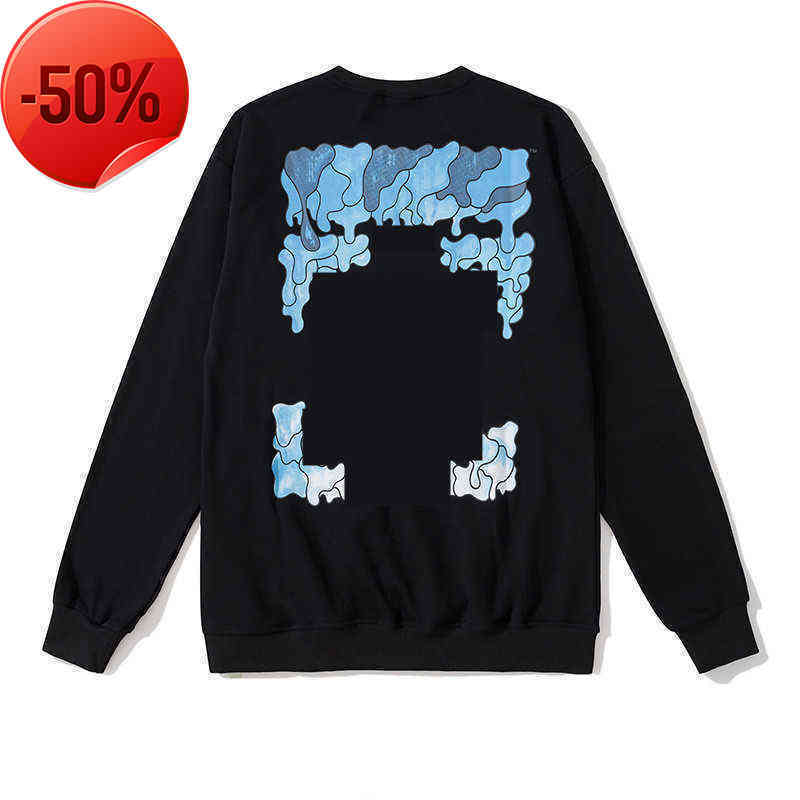 

22s pure cotton Fashion Sweatshirts Offs Mens Brand Designers Hoodies Wilard Gradient Water Drop Arrow Back Printing Pullover for Women SweatshirtV9KN category, 22
