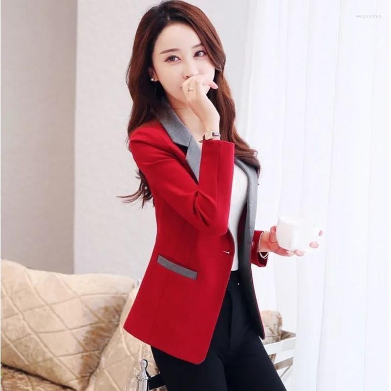 

Women's Suits & Blazers Elegant Women Single Button Vintage Long Sleeve Casual Outerwear -3XL Ladies Office Chic Suit Coat Tops Autumn Jack, Black