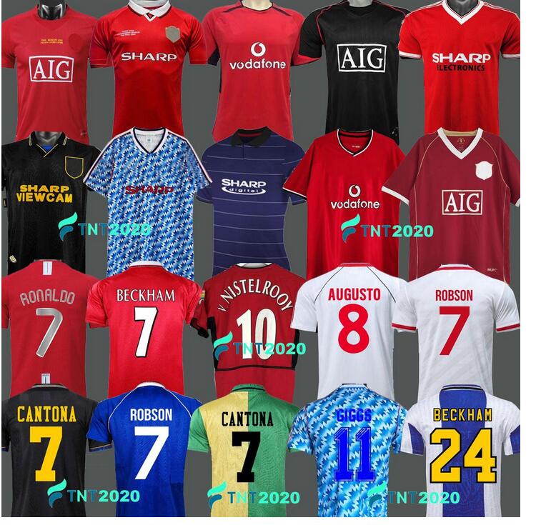 

Retro United 2002 Soccer jersey MAN football Giggs SCHOLES Beckham RONALDO CANTONA Solskjaer Manchester 07 08 93 94 96 97 98 99 86 88 90 91
