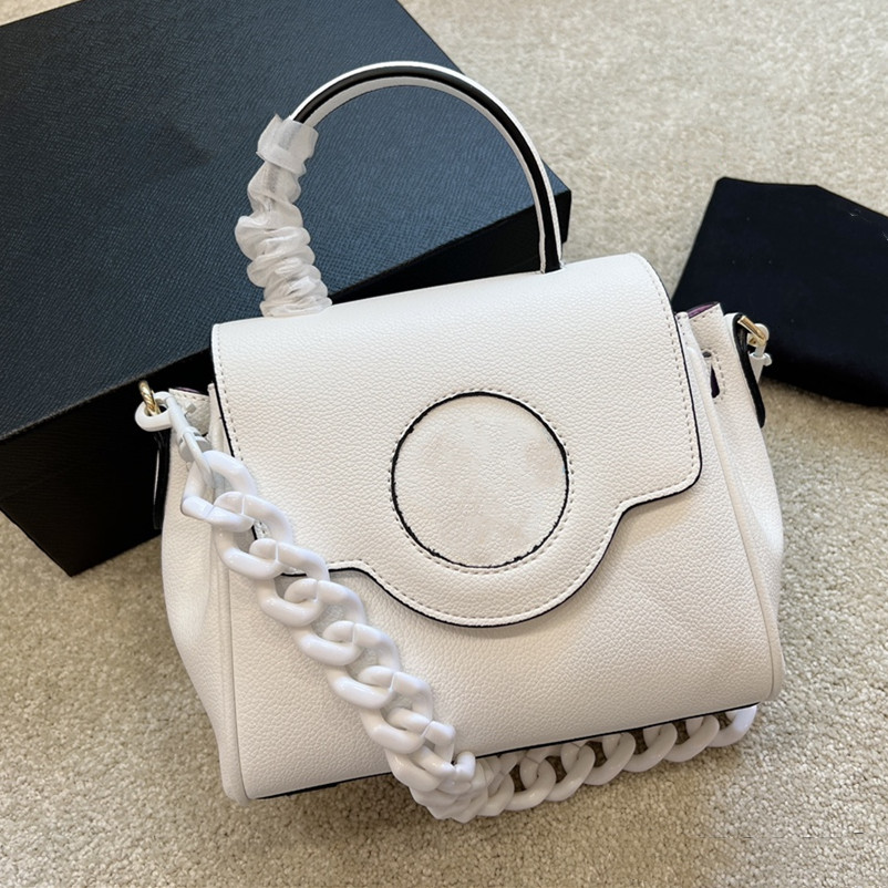 2022 Chaîne épaisse Classic Womens Sacs d'épalage Design Portrait Portrait sacs à main doubles STAPS les plus récentes totes pour femmes en cuir