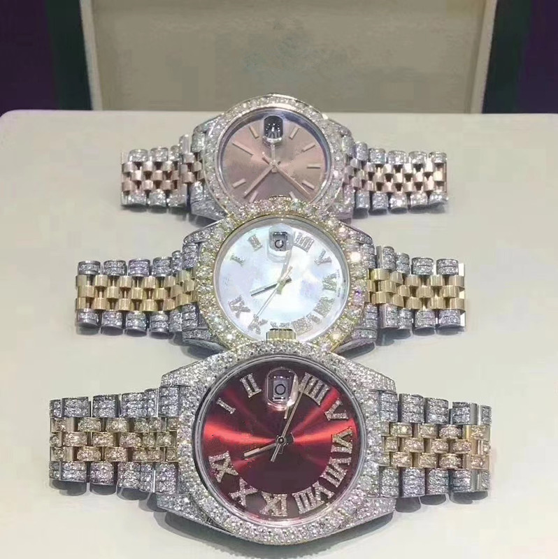 

luxury mens watches 4130 movement watches for men 3255 montre de luxe watch Mosang stone moissanite diamond watchs wristwatch Mechanical automatic 904L M18, The screwdriver