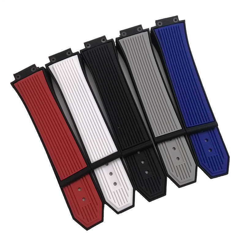 Soft Silicone Watchband For HUBLOT BIG BANG TPU Rubber Watch Strap Water-proof Wristband Replacement Bracelet Band-image-788776999