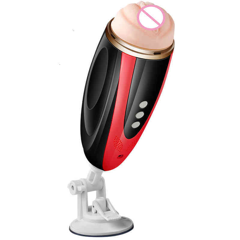 Toys Massager Sex Masturbators for Men Vibrator Mouth Deep Throat Masturbation Cup Oral Horal Heating-image-788734857
