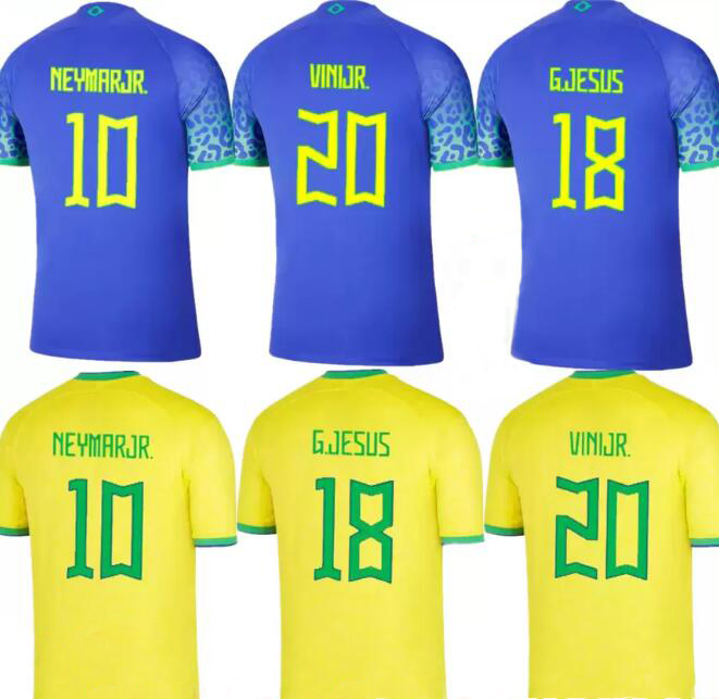 

2022 soccer jersey Camiseta de futbol PAQUETA BRAZILS NERES COUTINHO football shirt JESUS MARCELO PELE CASEMIRO brasil 22 23 maillots football men tops, 22-23 away