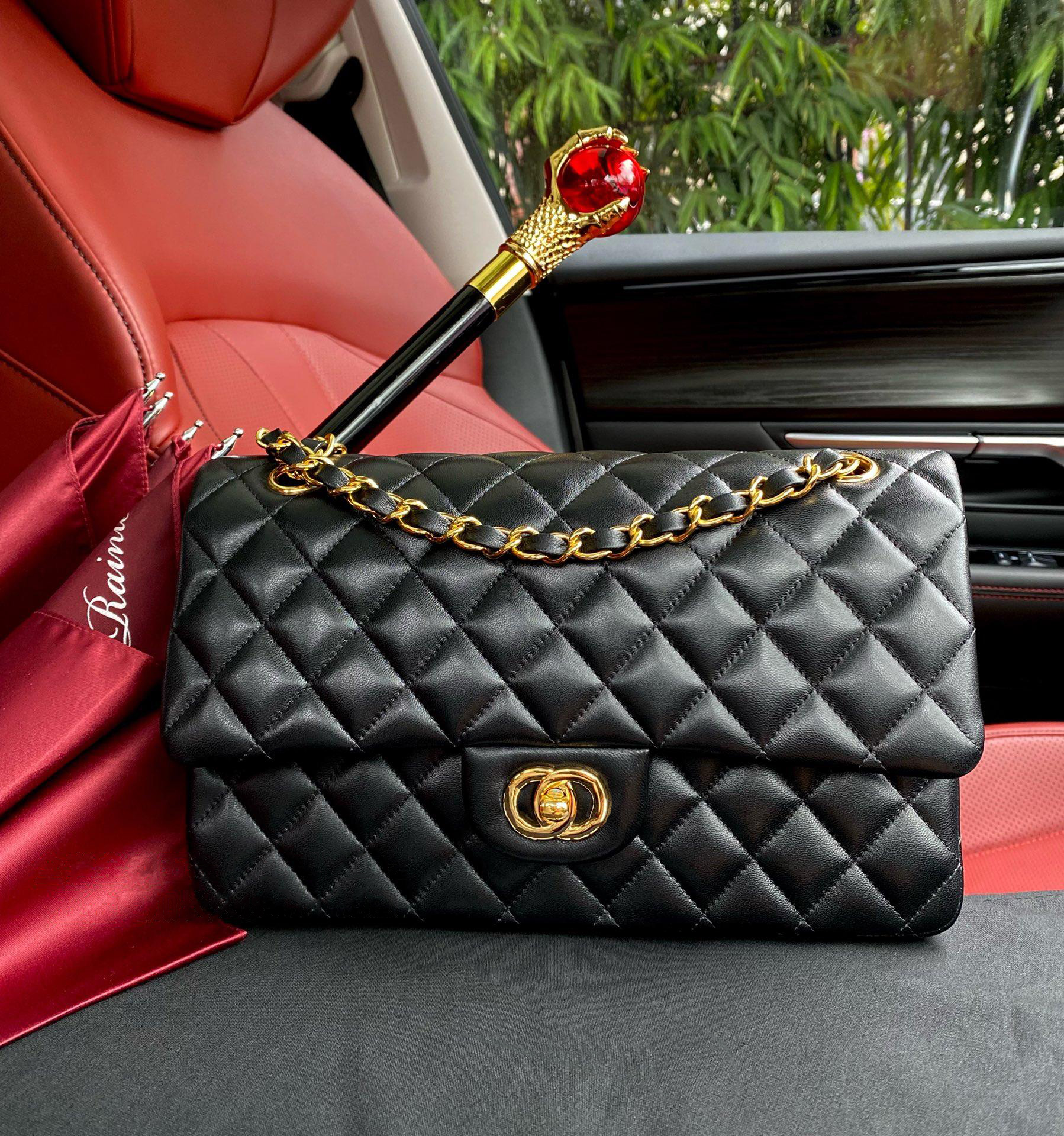 

Designer Handbag Shoulder Chain Bag Clutch Flap Totes Bags Wallet Check Velour Thread Purse Double Letters Solid Hasp Waist Square Stripes Women Luxury Handbags 007, Dust bag