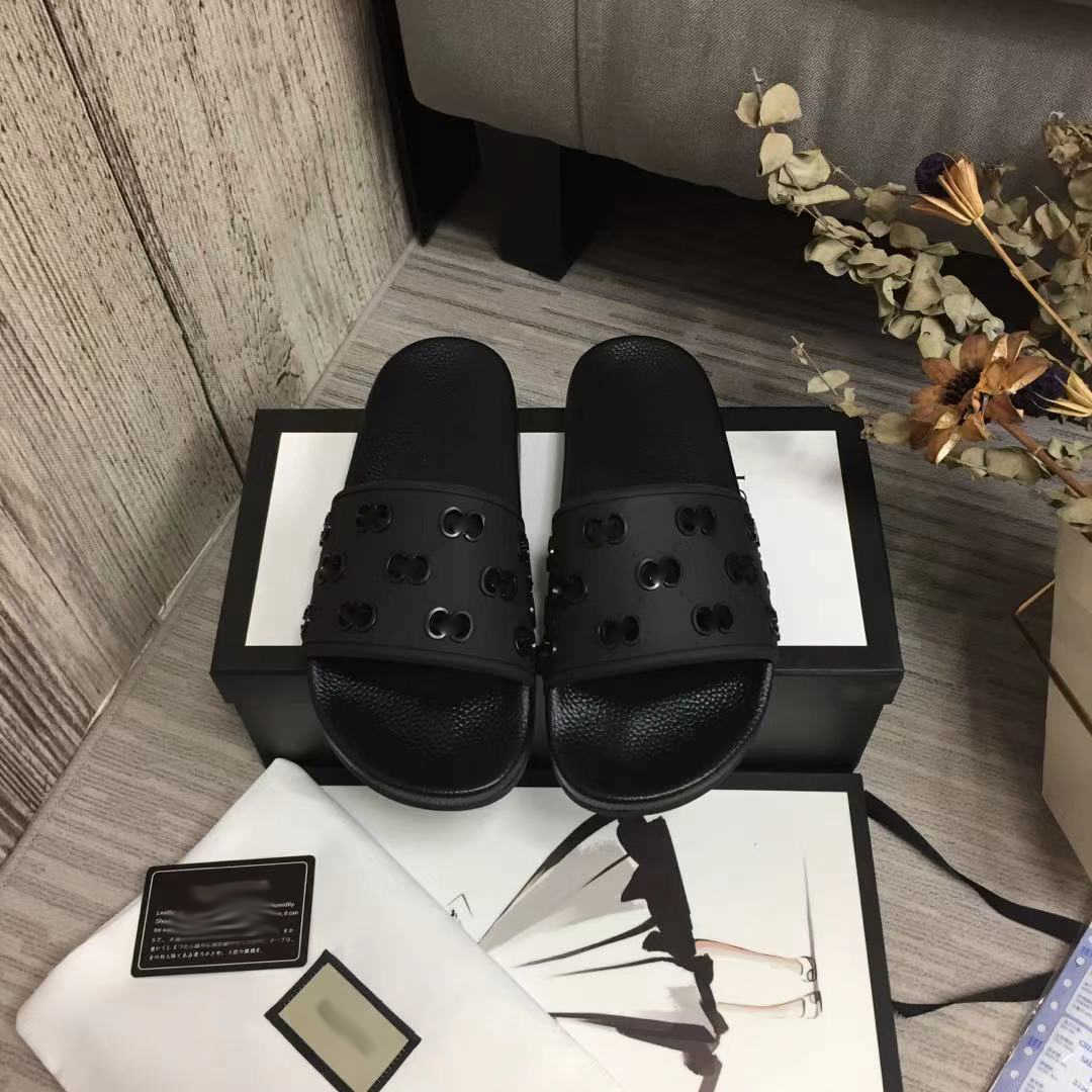 

Designers Womens Slippers Slide Fashion Luxurys Floral Summer Beach Slipper Rubber Flats Sandals Loafers Gear Bottoms Mens Sliders EUR 36-47, 22