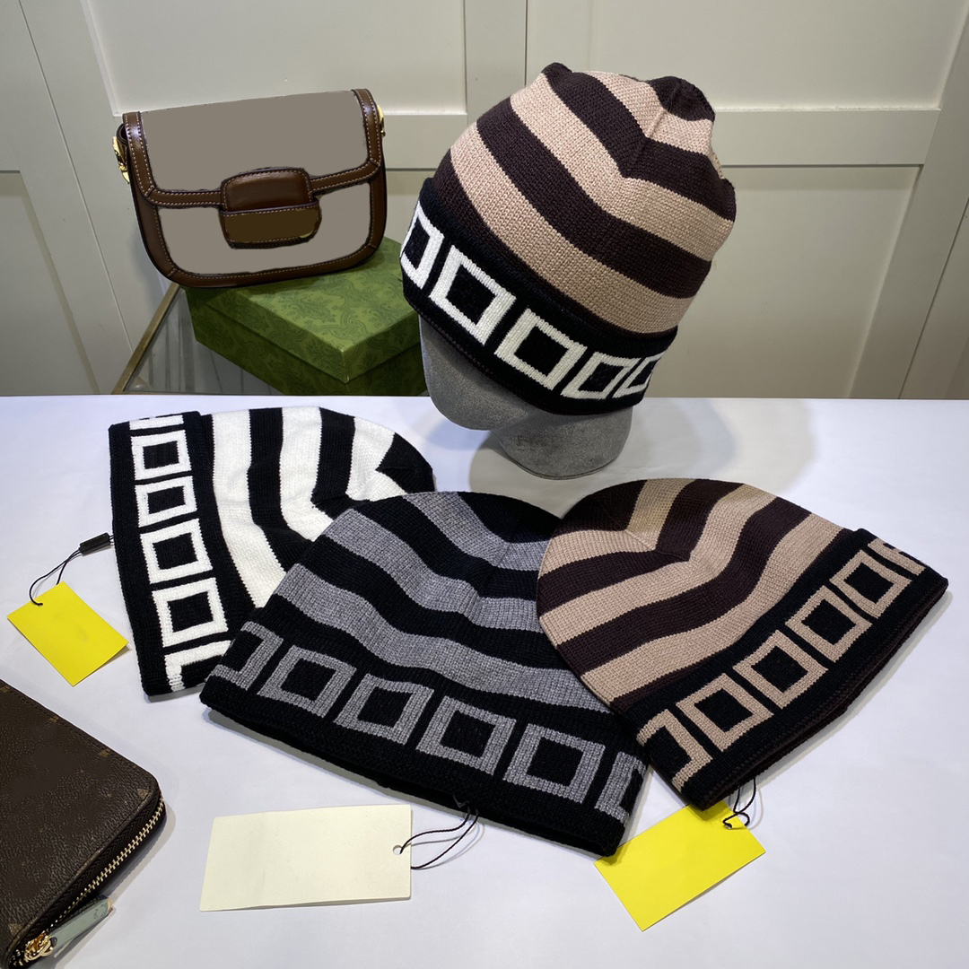 

Designer Beanie Hat Knitted hats Mens women Skull Caps Letters Casual Caps Outdoor Fashion High Quality 8 Colors