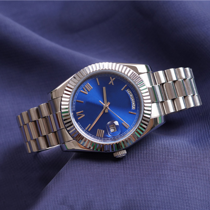 

Luxury Luxury Mechanical Automatic Watch Steel Band Waterproof Dual Calendar Watches Various Colors Optional Dial Diameter 42cm, Vip