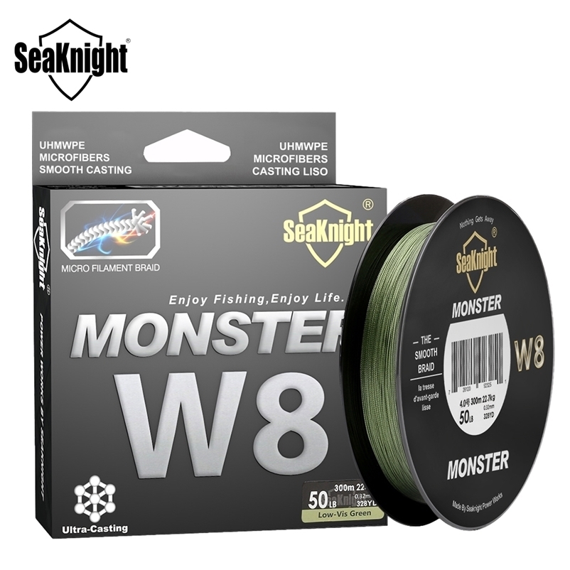 

Braid Line SeaKnight Brand MONSTERMANSTER W8 Fishing Line 150M 300M 500M 8 Stra a220826