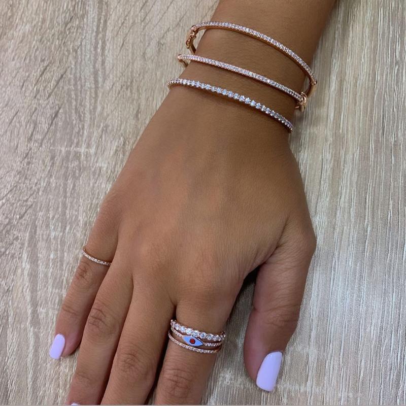 

Link Chain Top Quality Charm Bracelets Bangle Collection And Fashion Colorful Paving Bracelet For Women Men JewelryLink