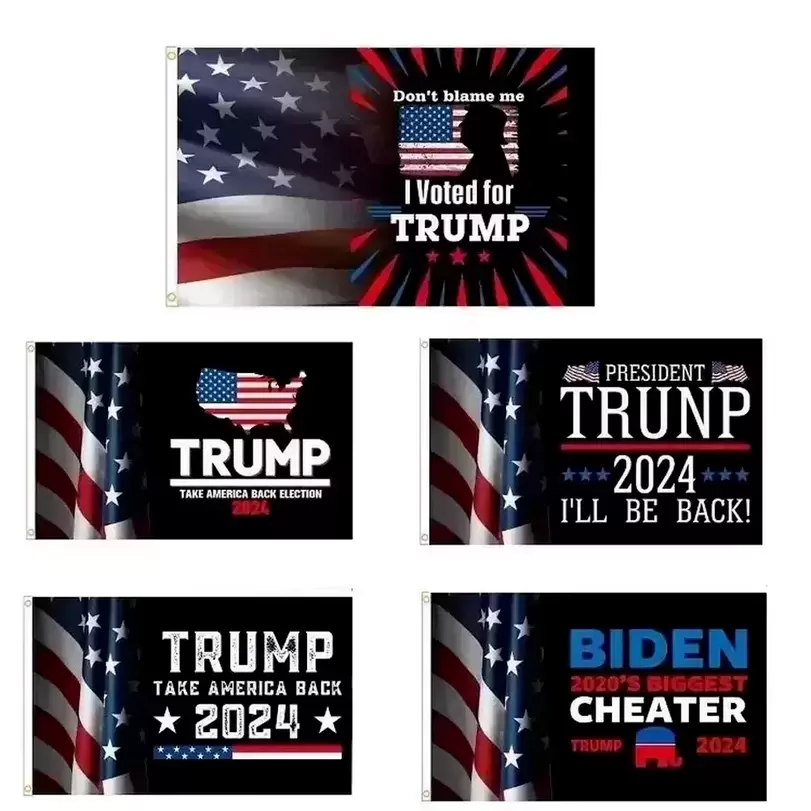 

He Will Be Back Flags Banner 3 5 FT Donald Trump Flag 2024 Election Flags The Revenge Tour 150 90cm Home Garden Banner Decorations DHL