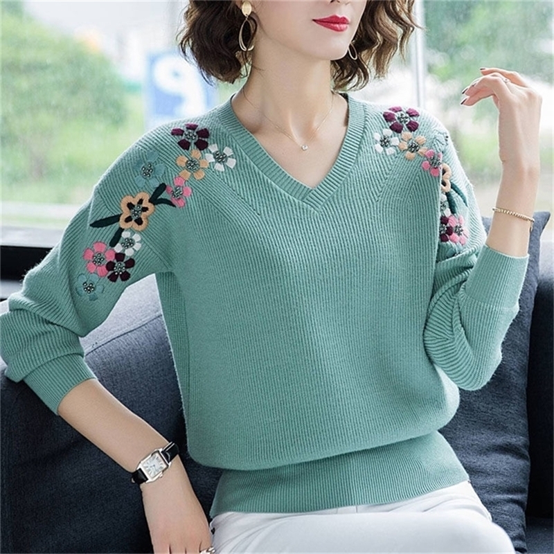 

Slim VNeck Flowerr Tops Femme 220811, White 2