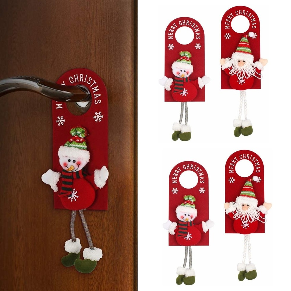 

Christmas Decorations for Home Christmas Door Hanging Pendants Santa Door Hanger for Christmas Home New Year