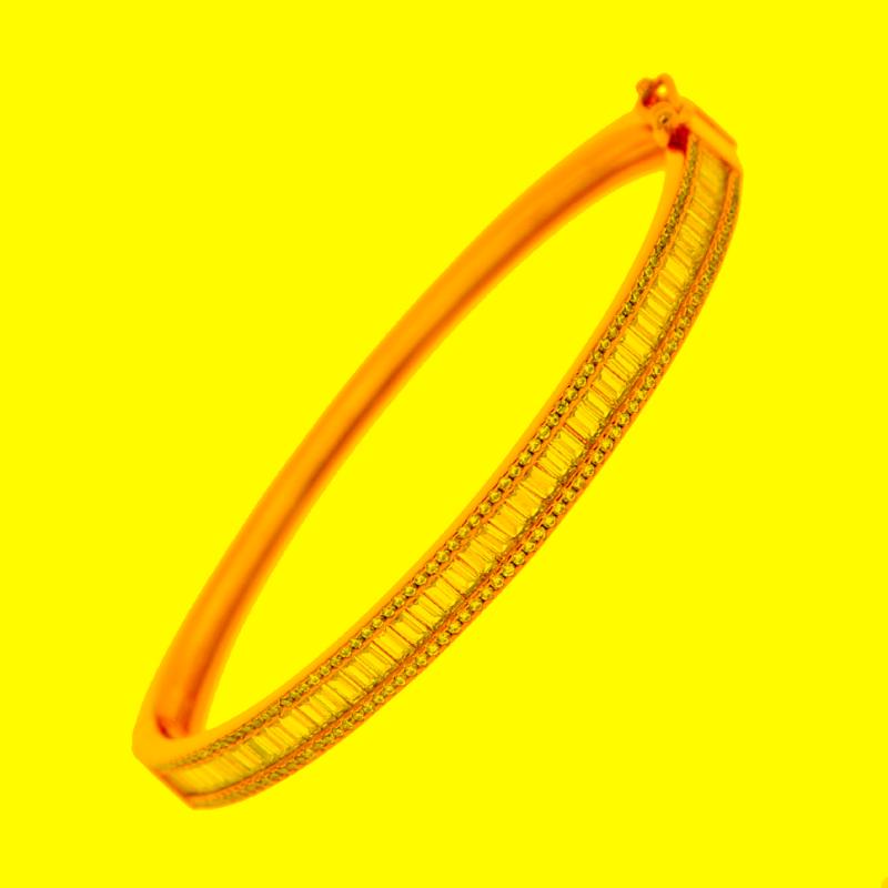 

Bangle Fashion Women Lady European Classic Iced Out Bling Micro Paved Baguette CZ Wide Band Bracelets Wedding JewelryBangle